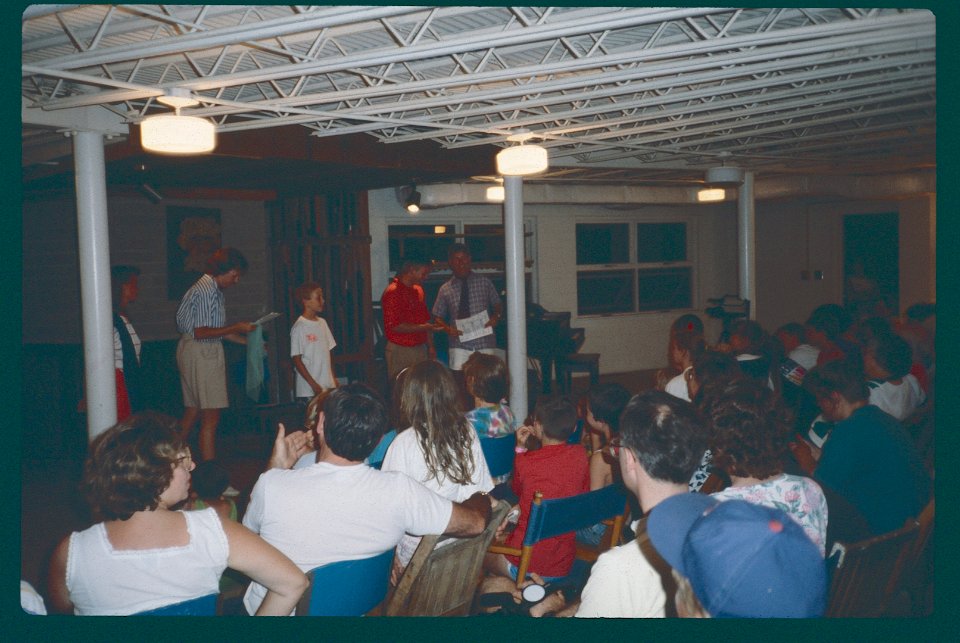 Group in assembly room 1991